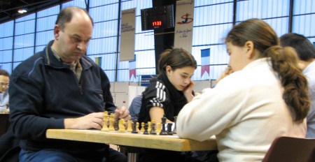 Frédéric concentré