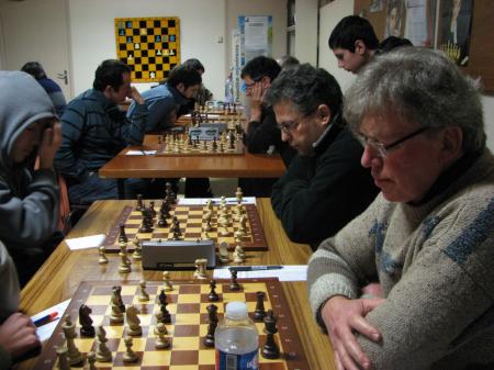 Ronde 3 contre Arcueil Olivier au premier plan